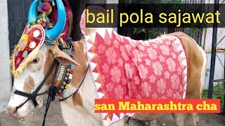 Bail pola🐂  bail pola status  bail pola festival  बैलपोळा सण महाराष्ट्राचा [upl. by Mariand390]