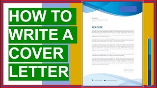 HOW TO WRITE A COVER LETTER Brilliant Cover Letter Examples  Template [upl. by Aramenta]