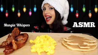 ASMR  EATING CHRISTMAS BREAKFAST MUKBANG WHISPER  MANGIA WHISPERS 먹방 [upl. by Barvick]