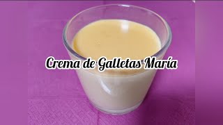 Crema de Galletas María en Thermomix [upl. by Karlan]