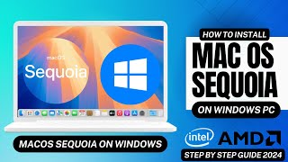 How to Install macOS Sequoia on any windows PC  Opencore Hackintosh [upl. by Irina]