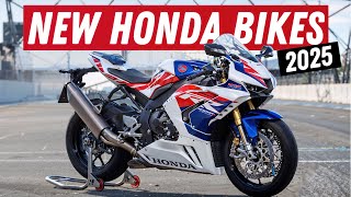 7 New Honda Motorcycles For 2025 [upl. by Goerke]