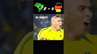 Final world cup 2002 BRAZIL VS GERMANY worldcup ronaldo brazil germany football robertocarlos [upl. by Razaele]