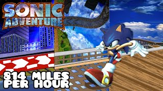 Can I Beat Sonic Adventure with Sonics Canonical Speed [upl. by Cutcliffe79]