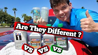 Mobil 1 vs AMSOIL OE vs XL vs Signature Series How theyre Different [upl. by Feola]