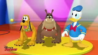 Power Petes Bow Wow Band Disney Junior UK in normal fast and slow motion 25x [upl. by Gilda]