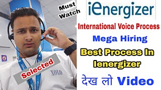 Ienergizer Hiring For International Collection Process  Graduat Fresher Can Apply Bpo Job In Noida [upl. by Nollahp]