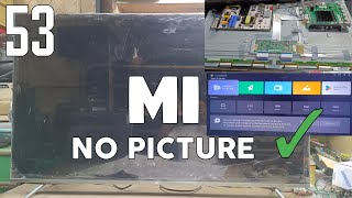 MI TV has no picture but has sound  mi led tv display problem mi 55 inch [upl. by Sirrot]