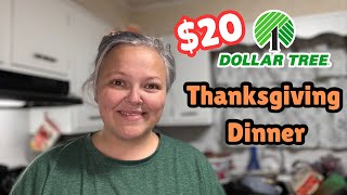 20 Thanksgiving Dinner Budget At The Dollar Tree Feeds At Least 8 People  Budget Friendly Meals [upl. by Airtened980]