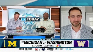 Week 6 Preview Michigan at Washington  B1G Football [upl. by Grimbly]