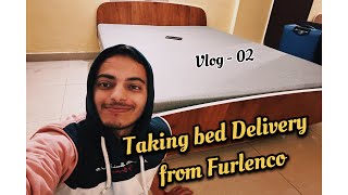 Taking bed delivery from Furlenco in Noida [upl. by Sturges]