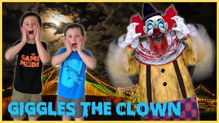 Giggles the Clown Party City  Unbox Setup Halloween Animatronic 2021  Creepy Clowns  Tekky Toys [upl. by Haldeman745]