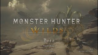 MH Wilds Beta Intro character Creation  Gameplay Part 1 [upl. by Kimble]