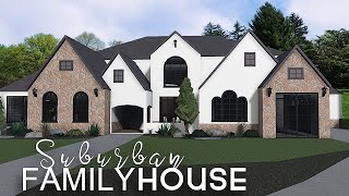 Bloxburg 100k No Advance Placing Suburban House  ROBLOX bloxburg [upl. by Lesak]