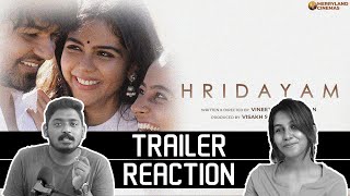 Hridayam  Official Trailer Reaction  Pranav Kalyani Darshana Vineeth Hesham Visakh  Unni amp Viya [upl. by Nileek]