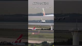 Pilot 👨‍✈️ vs ATC🤣 plane atc a380 pilot subscribe shorts [upl. by Serafine]