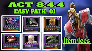 Mcoc Act 844 Easy Path Completion [upl. by Anirtal]