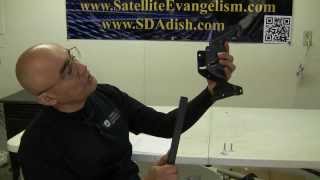 How To assemble a 36quot satellite dish geosat dish assembly [upl. by Eddy]