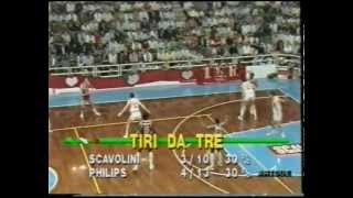 Monetina 1989  Pesaro vs Milano semifinale gara 1 [upl. by Castro]