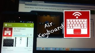 Air Keyboard  App for Android amp IOS [upl. by Nannette]