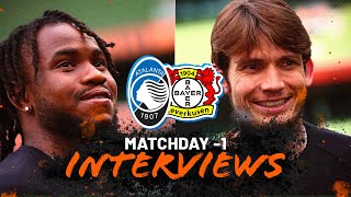 Finale Europa League  AtalantaBayer Leverkusen  Parlano Lookman e De Roon  ITEN SUBs [upl. by Cela]