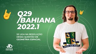 BAHIANA DE MEDICINA  20221  Q29  GEOMETRIA ESPACIAL [upl. by Malcom859]