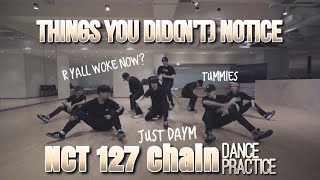 THINGS YOU DIDNT NOTICE in Chain Dance Practice  NCT 127 [upl. by Snyder]