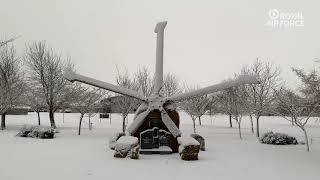 RAF Odiham in the Snow [upl. by Ada]