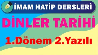 Dinler Tarihi  12Sınıf  1Dönem 2Yazılı [upl. by Adaiha]