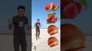 Rounding clay pots to Grapes Mango lichi amp Watermelon  Fruits names magic video [upl. by Belldas]