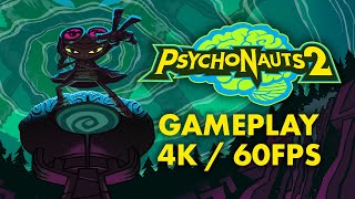 Psychonauts 2  Découvrez 15 MINUTES de GAMEPLAY MAISON en 4K  🔥 [upl. by Suzi]