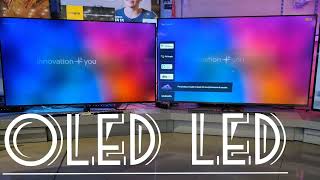 Oled vs led Tv Philips 55oled856 vs 58pus8556 [upl. by Chastity]