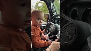 Convoy toddlers toddlerparenting jeep jeeplife jeepwrangler cutetoddler [upl. by Mailiw]