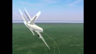 91101  United Airlines Flight 93 Flight Data Recorder NTSB crash simulation [upl. by Ahseela]