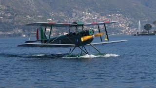 Torna a volare il Caproncino a Como lidrovolante del 1935 [upl. by Mcginnis26]