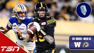 BO LEVI MITCHELL vs ZACH COLLAROS ON THE MIC CFL Wired  Week 18 [upl. by Harriman]