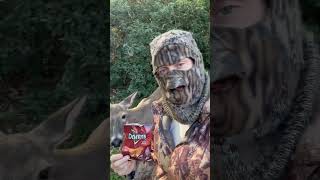 Deer snacks funny hunting deer comedy whitetail action [upl. by Vadim]