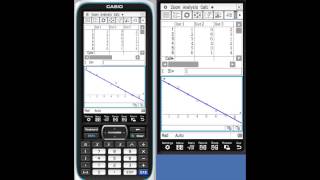 Classpad fxCP400 Statistics [upl. by Nyrok]