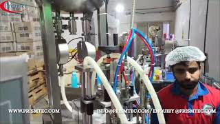 Perfume Essential Oil Semi Auto Rotary Flow Meter Based Filling Plugging amp Capping Machine [upl. by Viguerie]