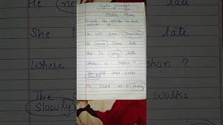 Exercise Adverbs English grammar shorts educationviral trending [upl. by Lenahtan]