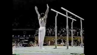 Vladimir Artemov URS  1988 Olympics  Team Optionals  Parallel Bars [upl. by Nanete]