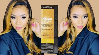 Loreal HiColor Ash Blonde Does it work Part 1 [upl. by Shanda]