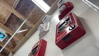 Notifier NFS320C Fire alarm demo system test [upl. by Fronniah]