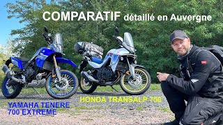 Honda Transalp 750 VS Yamaha Tenere 700 Essai COMPARATIF [upl. by Anile]