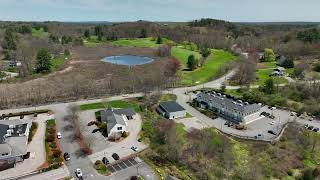 Welcome to Groton Massachusetts Small Rural Town Commercial Warehouse Drone View [upl. by Anora]