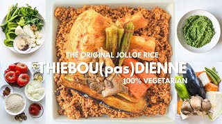 How to make a delicious Vegetarian ThieboudienneBenachin SenegaleseGambian Jollof Rice [upl. by Innek278]