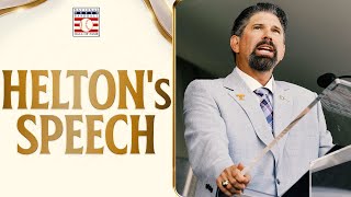 FULL SPEECH Todd Helton is immortalized in Cooperstown [upl. by Gurney]