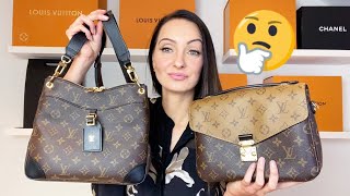 LV Odeon PM Vs Pochette Metis Bag Comparison  Louis Vuitton Crossbody Bags [upl. by Cowley800]