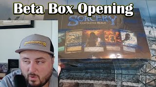 Sorcery Beta Box Opening  1 box how many cores [upl. by Ennailuj]