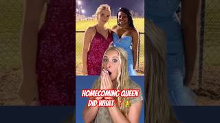 Homecoming Queen Did WHAT⁉️😱 homecoming queen kindness christlike emotional shorts [upl. by Enaek]